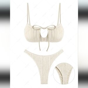 NEW w/TAG - 2-Piece Ribbed Bikini w/Drawstrings ONLY $18!!
